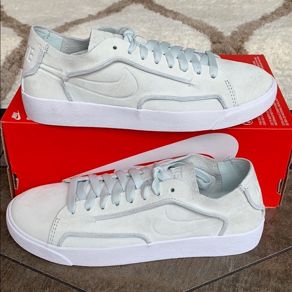 Nike Shoes - NIKE W BLAZER LOW DECON GHOST AQUA/GHOST AQUA-WHIT